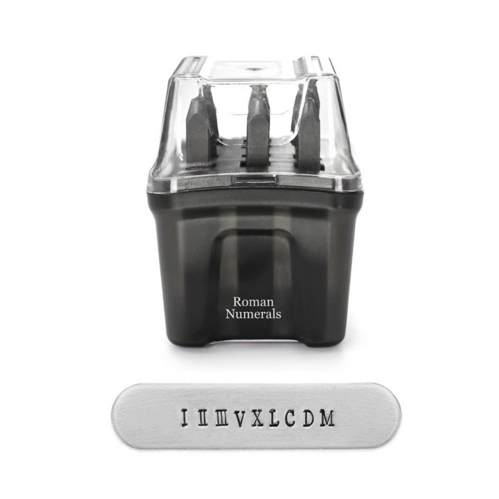 Impressart Roman Numerals metal stamp set